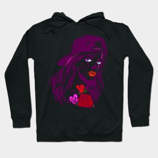 Cool girl's face Hoodie